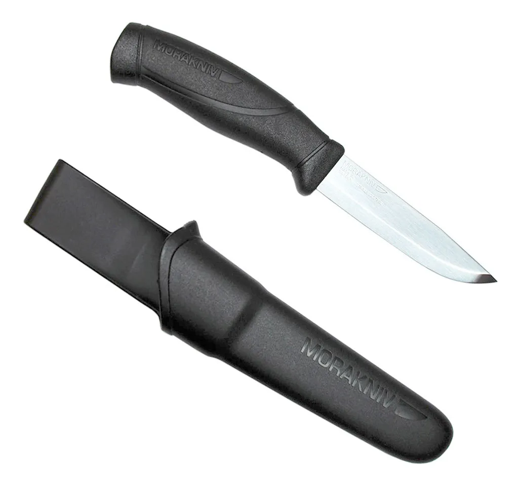 melhor faca para trilha leve morakniv companion preta