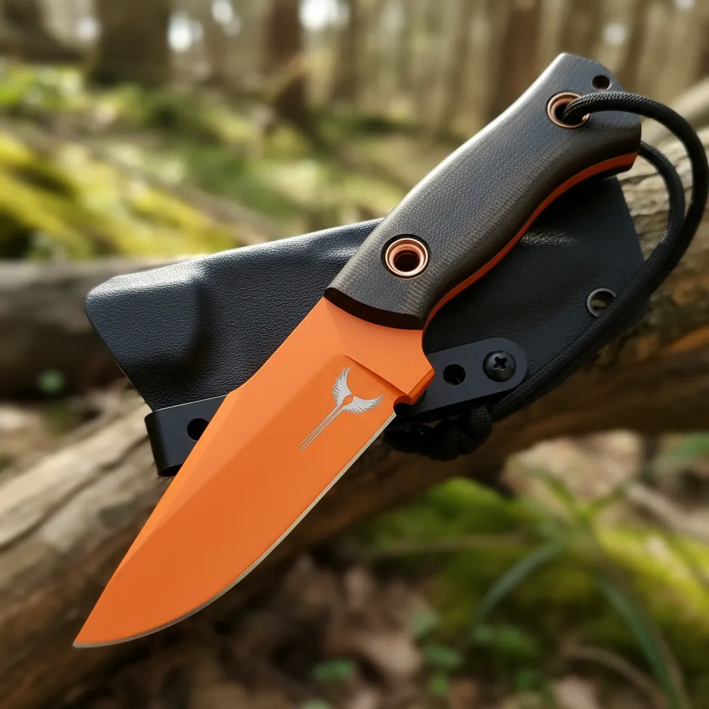 faca valhalla extrema laranja melhor faca para mochila de emergência