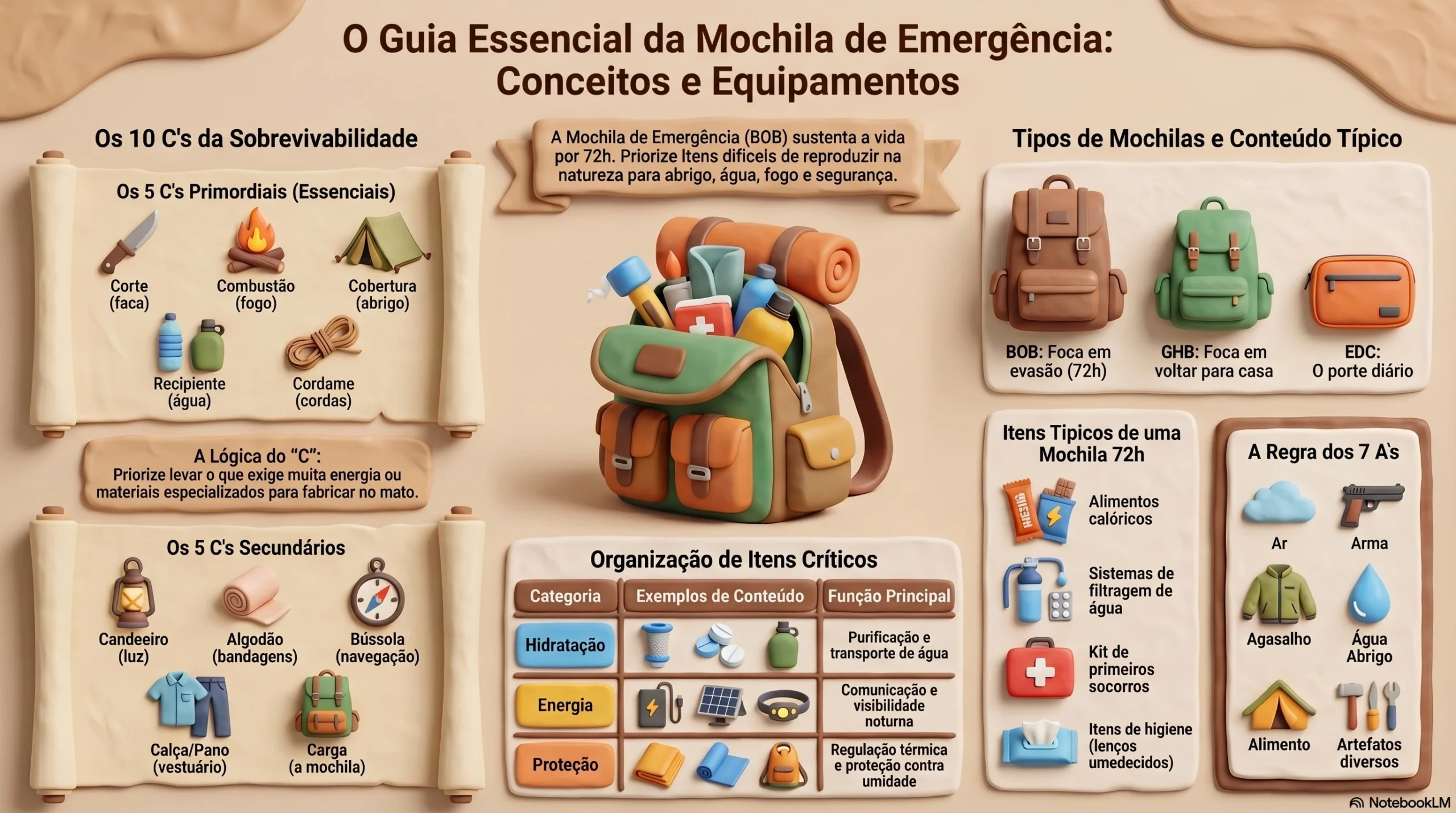 O que é uma mochila BOB